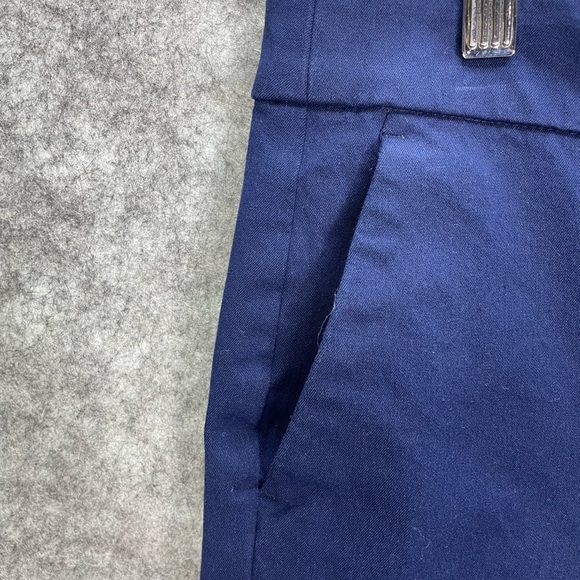 J.Crew Women’s Kelsey Pant Size 10 Solid Blue Straight Leg Casual Work - Picture 3 of 11